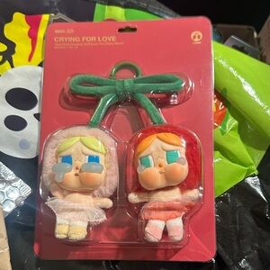 Crying for Love Plush Doll Pair - Pink and Orange